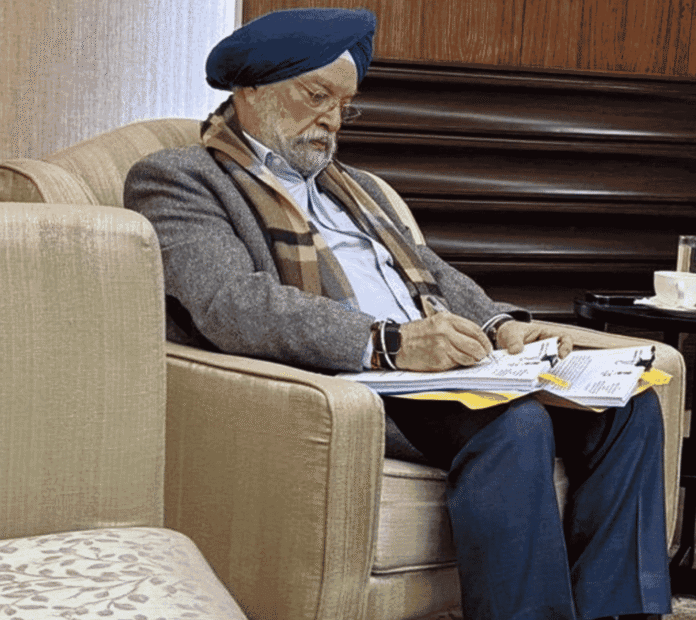 Union Petroleum Minister Hardeep Singh Puri addresses the CII Annual Business Summit 2026, stating that India has 60 days of crude oil and LNG reserves and 45 days of LPG stock despite rising global oil prices.